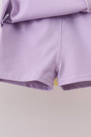 Lavender Performance Scalloped Skorts Set