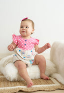 Platinum Balcony Bubble– Baby Girl Ruffle Bubble Outfit