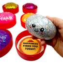 SquishZilla Mystery Fortune Dumpling Squishy | Fortune Message Sensory Fidget Toy