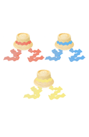 Scalloped Ribbon Set, Sun Sand Sea