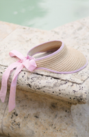 Sconset Straw Bow Visor (Youth/Junior)