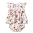 Sweet Garden Skirted Bodysuit – Bamboo Baby Outfit