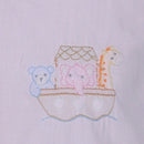 Noah's Ark Pink Diaper Set