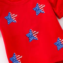 American Star Sequin Girls Set