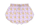 Purple & Gold Butterfly Shorts | Girls Game Day Boutique Shorts