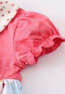 Platinum Hot Air Balloon Bubble – Baby Girl Puff Sleeve Romper