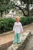 Candy Cane Lane Trey Pant Set – Boys Christmas Outfit