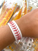 Baseball and Softball Leather Bracelets