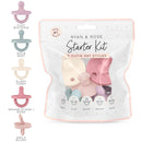 Ryan & Rose Cutie PAT Starter Kit – Pacifier & Teether Gift Set for Babies