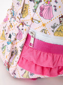 Princess Ruffle Backpack | Girls Princess School Backpack | Kids Boutique Book Bag