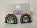 Mini Halloween Rainbow Earrings