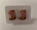 Cowgirl Boots Earrings