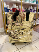 Simply Southern Rolling Tote Bag – Metallic Gold, Silver, or Black