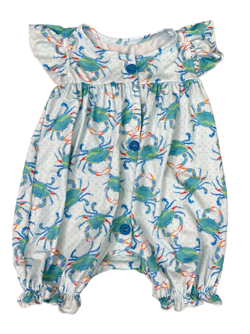 Aqua Crab Girl's Bubble