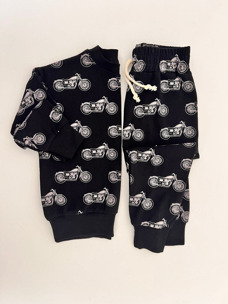 Jogger Set | Born to Ride Black