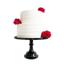 Black Melamine Pedestal Cake Stand