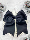 6" Solid Cheer Bow | Alligator Clip