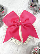 6" Solid Cheer Bow | Alligator Clip