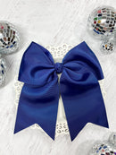 6" Solid Cheer Bow | Alligator Clip