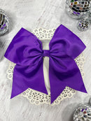 6" Solid Cheer Bow | Alligator Clip