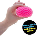 Schylling NeeDoh Fuzz Ball Wonder Waves – Textured Sensory Fidget Stress Ball for Kids