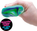 Schylling NeeDoh Nice Cube Swirl – Marble Swirl Sensory Stress Cube