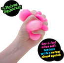 Schylling NeeDoh Fuzz Ball Flower Power – Textured Sensory Fidget Stress Ball for Kids