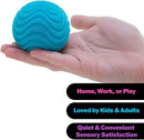 Schylling NeeDoh Fuzz Ball Wonder Waves – Textured Sensory Fidget Stress Ball for Kids