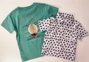 Performance Football Print Polo – Boys Short Sleeve Shirt