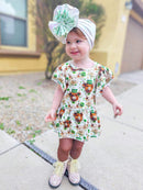 St Patrick’s highland skirted romper
