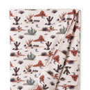 Cactus Trails Baby Stroller Blanket – Soft Bamboo Southwest