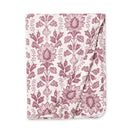 Floral Tapestry Stroller Blanket - Soft Bamboo Baby Throw