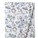 Seashore Stroller Blanket – Soft Bamboo Baby Blanket