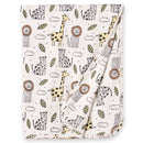 Safari Snuggles Bamboo Baby Stroller Blanket Jungle