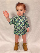 Ribbed smiley clover bubble