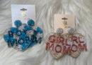 Mom Heart Earrings