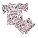 He is risen ruffle top set