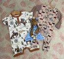 On The Range Cowboy Shortie Romper