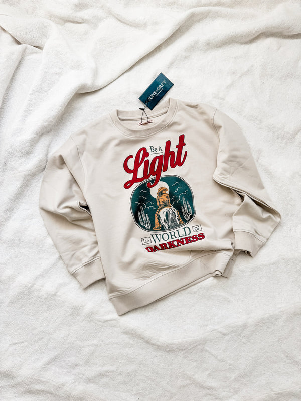 BE A LIGHT sweatshirt