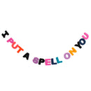 I Put a Spell on You Felt Halloween Garland