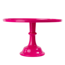 Bright Hot Pink Melamine Pedestal Cake Stand