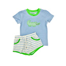PRE ORDER - Hazel Blue Blue Later Gator Short Set