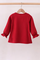 Premium Maroon Alabama elephant football applique top