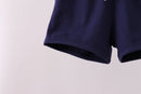 Premium Navy drawstring shorts