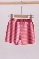 Premium Red&white stripe shorts