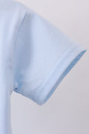 Blue baseball graphic top