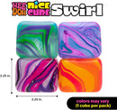 Schylling NeeDoh Nice Cube Swirl – Marble Swirl Sensory Stress Cube