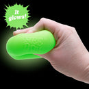 Schylling NeeDoh Nice Cube Glow – Glow in the Dark Sensory Stress Cube