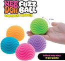 Schylling NeeDoh Fuzz Ball Wonder Waves – Textured Sensory Fidget Stress Ball for Kids