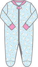 Magnolia Baby Unicorn Floatie Printed Zipped Footie